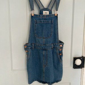 Denim Overall Skirt Jumper